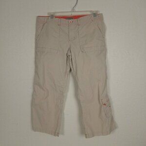 Periscope tan Capri Pants Size Juniors 7 Active Hiking Outdoors